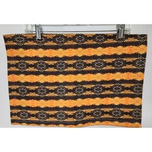 Spoonflower Placemats Set f 4 Orange Black Brown Yellow  Fall Halloween